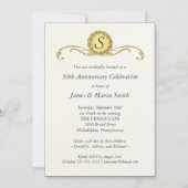 Party Einladungen zum Jahrestag von Meilensteinen (Rückseite)