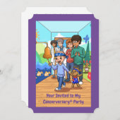 _____ Party Einladungen zum Krebs-Jubiläum (Vorne/Hinten)