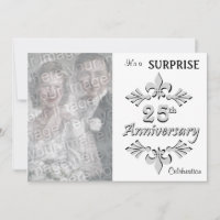 Party Einladungen zum Silbernen (25. Jahrestag)