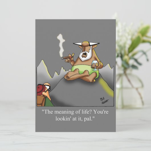 Party Einladungen zum Spaß von Rentenansprüchen (Stehend Vorderseite)