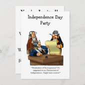 Party Einladungen zum Unabhängigkeitstag Spaß (Vorne/Hinten)