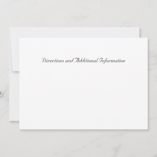 Party Einladungen zum viktorianischen Hochzeitstag (Rückseite)