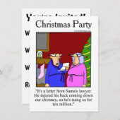 Party Einladungen zum WeihnachtsSpaß (Vorne/Hinten)