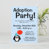 Party Einladungen zur Ankündigung von Adoptionen (Stehend Vorderseite)