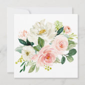 Party Einladungen zur Blumenruhestandszeit, Platz (Rückseite)