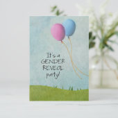 Party Einladungen zur Geschlechterperspektive - Ba (Stehend Vorderseite)