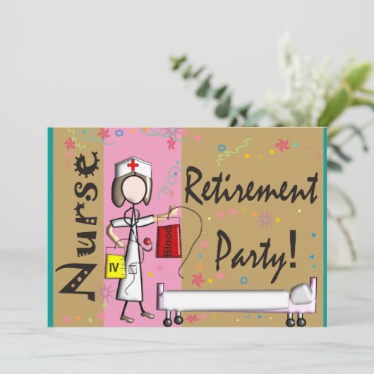 Party Einladungen zur Krankenversicherung (Stehend Vorderseite)