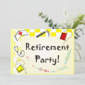 Party Einladungen zur Krankenversicherung (Stehend Vorderseite)