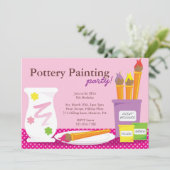 Party Einladungen zur Tötung von Keramik (Stehend Vorderseite)