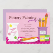 Party Einladungen zur Tötung von Keramik (Vorne/Hinten)