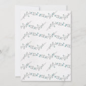 Party Einladungen zur Wasserfarbenwärmung (Rückseite)