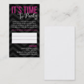 Party Einladungs-Geschäfts-Karten Visitenkarte (Vorne/Hinten)