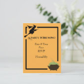 Party Einladungspostkarte (Stehend Vorderseite)