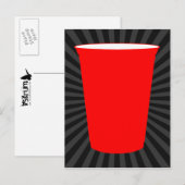 Party Einladungspostkarte (Vorne/Hinten)