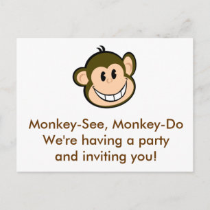 Party Einladungspostkarte