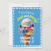 Party Eiscreme Geburtstag Einladung (Vorderseite)