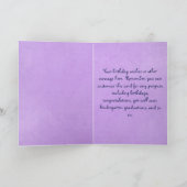 Party-Elefant-Geburtstags-Karte Karte (Innenseite)