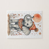 Party-Elefant Puzzle (Horizontal)