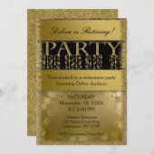 Party | Eleganter Spaß Einladung (Vorne/Hinten)