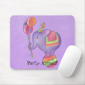 Party Elephant Mousepad (Mit Mouse)