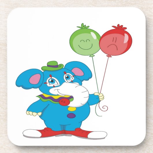 Party Elephant Untersetzer (Vorderseite)