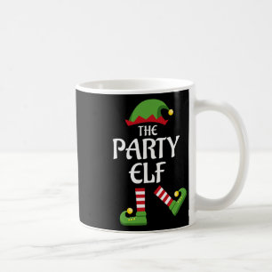 Party Elf Family Matching Group Weihnachtsfest Tan Kaffeetasse