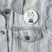 Party Enamel Funny Tooth Puff Button (Beispiel)