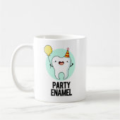 Party Enamel Funny Tooth Puff Kaffeetasse (Links)