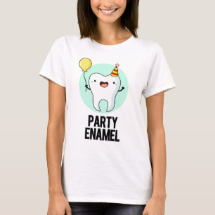 Party Enamel Funny Tooth Puff T-Shirt