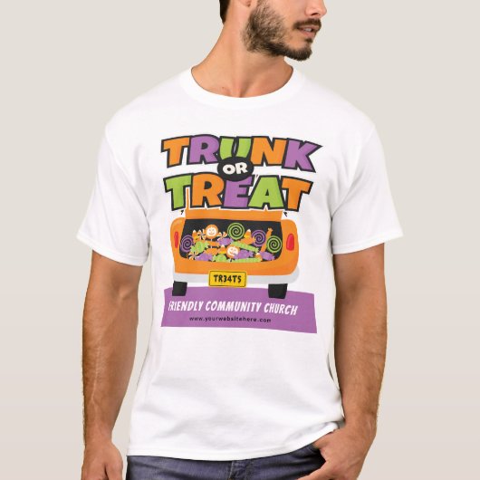 Party-Ereignis aus Trunk oder Leckerei T-Shirt (Vorderseite)