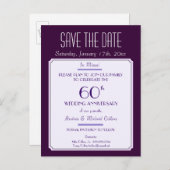 Party, Ereignis oder Wiedersehen Save the Date in Ankündigungspostkarte (Vorne/Hinten)