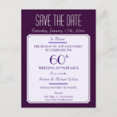 Party, Ereignis oder Wiedersehen Save the Date in Ankündigungspostkarte (Vorderseite)