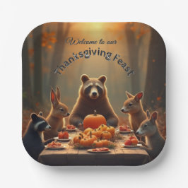 Party Erntedank Friends and Family Pappteller