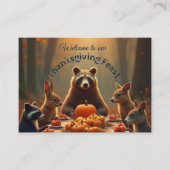 Party Erntedank Friends and Family Platzkarte (Vorderseite)