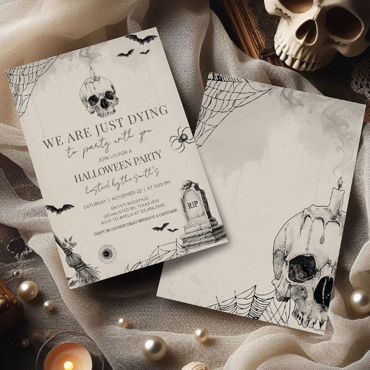 Party Erwachsenes Halloween-Party Einladung