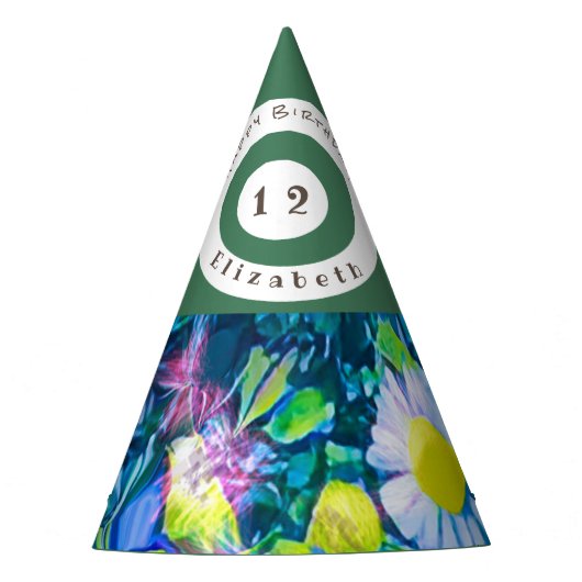 Party Essentials Text personalisieren Partyhütchen (Vorderseite)