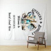 Party-Event-Chic am Strand-Austern Wandteppich (Beispiel (Horizontal))