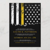 Party|Event der Thin Gold Line Flag Police Dispatc