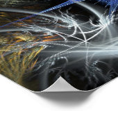 Party Event "Fraktal Scifi" Poster (Ecke)