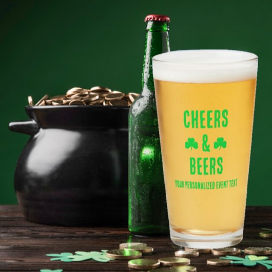 Party-Event für Cheers und Biere Glas