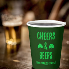 Party-Event für Cheers und Biere Pappbecher