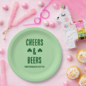 Party-Event für Cheers und Biere Pappteller (Party)