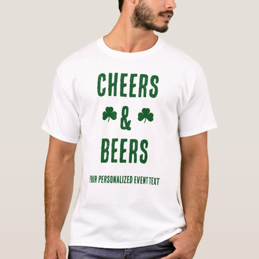 Party-Event für Cheers und Biere T-Shirt (Vorderseite)