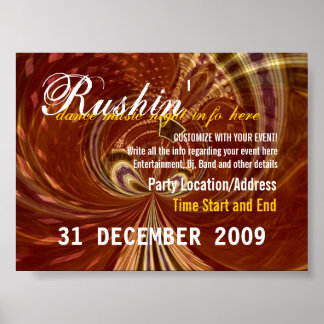 Party Event Poster-Template #011 Poster