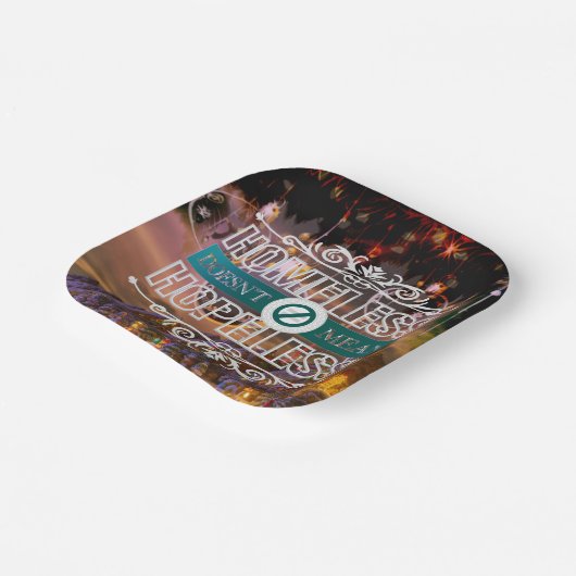 Party/Event-Teller - 7" Pappteller (Gewinkelt)