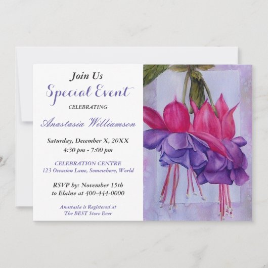 PARTY EVITE INVITE EINLADUNG (Vorderseite)