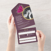 Party Ewigkeitsring All In One Einladung (Abreißen)