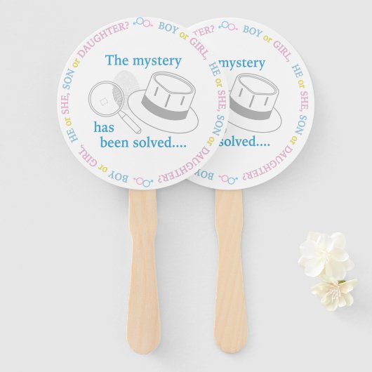 Party Fächer (Vorne und Hinten)