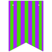 Party-Fahne St. Urhos lila grüne Tages Wimpelkette (Dritte Fahne)