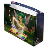 Party Fairy Brautparty Große Geschenktüte (Rückseite Schrägansicht)